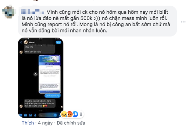 Cẩn trọng với hình thức lừa đảo khi mua hàng online: Lập shop trên Facebook, đăng ảnh đẹp, khách chuyển khoản mua hàng xong là shop mất hút - Ảnh 5.