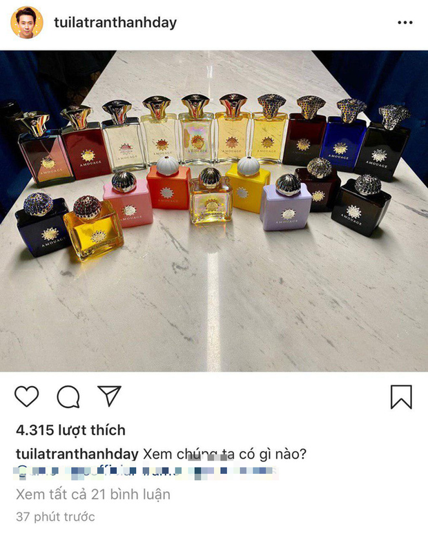 Mặc bà xã “cảnh cáo”, Trấn Thành vẫn tậu 20 lọ nước hoa, giá khủng thế này chắc Hari Won giận tím người mất - Ảnh 2. Mặc bà xã “cảnh cáo”, Trấn Thành vẫn tậu 20 lọ nước hoa, giá khủng thế này chắc Hari Won giận tím người mất - Ảnh 2.