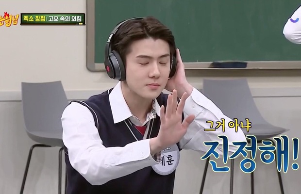 Sehun đẹp trai nhất nhì EXO nhưng cứ đi show lại tự dìm hàng, lần này là thành... bà thím tóc vàng - Ảnh 9.