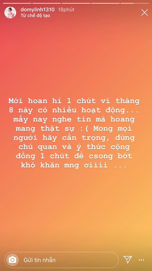 Sao Vbiz lên tiếng giữa tình hình dịch Covid-19 ở Đà Nẵng: Huỷ show, than vãn công việc, nhưng tất cả đều chung lời kêu gọi! - Ảnh 2.