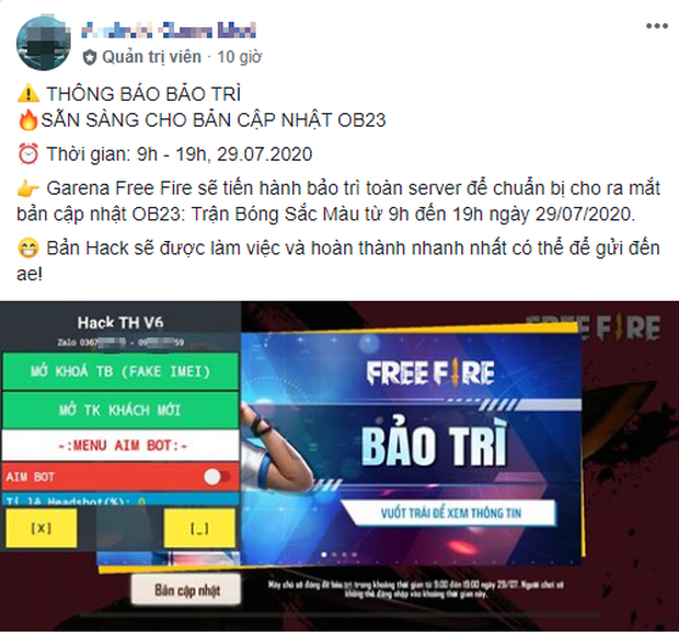 Free Fire vừa cập nhật OB23, hacker đã lập tức ra tay tạo ngay bản hack mới - Ảnh 3.