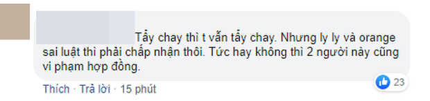 Netizen tranh cãi vụ Châu Đăng Khoa đòi Orange - LyLy bồi thường 15,5 tỉ đồng: Người ủng hộ làm rõ hợp đồng, kẻ tẩy chay đến cùng - Ảnh 7.