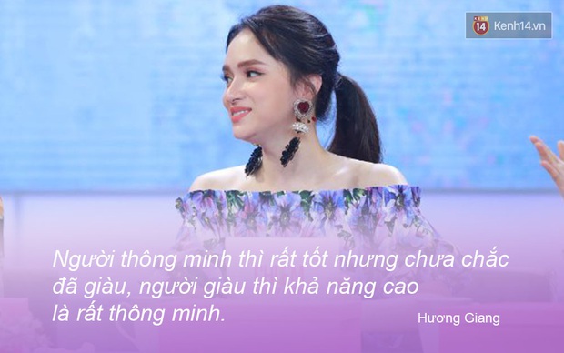 Hương Giang: Đàn ông cao không cần lắm, nếu giàu mà đứng trên tiền thì cũng được - Ảnh 3. Hương Giang: Đàn ông cao không cần lắm, nếu giàu mà đứng trên tiền thì cũng được - Ảnh 3.