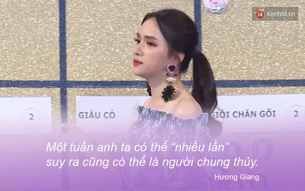 Hương Giang: Đàn ông cao không cần lắm, nếu giàu mà đứng trên tiền thì cũng được - Ảnh 5. Hương Giang: Đàn ông cao không cần lắm, nếu giàu mà đứng trên tiền thì cũng được - Ảnh 5.