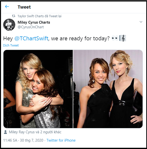 Quan hệ rộng như fan Taylor Swift: Rủ fandom hội chị em từ Billie Eilish, Miley Cyrus đến BLACKPINK để giúp stream nhạc lên #1 Billboard! - Ảnh 3. Quan hệ rộng như fan Taylor Swift: Rủ fandom hội chị em từ Billie Eilish, Miley Cyrus đến BLACKPINK để giúp stream nhạc lên #1 Billboard! - Ảnh 3.