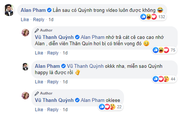 Vũ Thanh Quỳnh liên tục tương tác với Alan Phạm hậu xác nhận làm bạn, Thu Ngọc (Mây Trắng) liền vào nhắc khéo - Ảnh 2. Vũ Thanh Quỳnh liên tục tương tác với Alan Phạm hậu xác nhận làm bạn, Thu Ngọc (Mây Trắng) liền vào nhắc khéo - Ảnh 2.