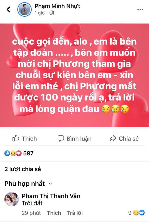 Đã qua 100 ngày Mai Phương qua đời nhưng vẫn có tập đoàn lớn mời đi sự kiện: Thật không muốn hiểu, xin từ chối hiểu! - Ảnh 2.