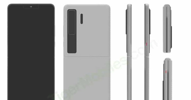 Huawei đáp trả Samsung với smartphone màn hình gập vỏ sò giống Galaxy Z Flip - Ảnh 1.