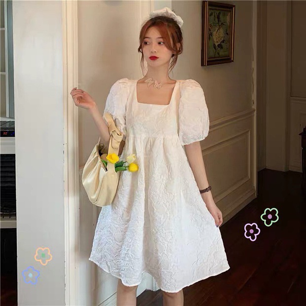 Váy babydoll đang được các “bánh bèo” diện ầm ầm, các nàng còn chần chừ gì mà không “múc” liền một em - Ảnh 7. Váy babydoll đang được các “bánh bèo” diện ầm ầm, các nàng còn chần chừ gì mà không “múc” liền một em - Ảnh 7.