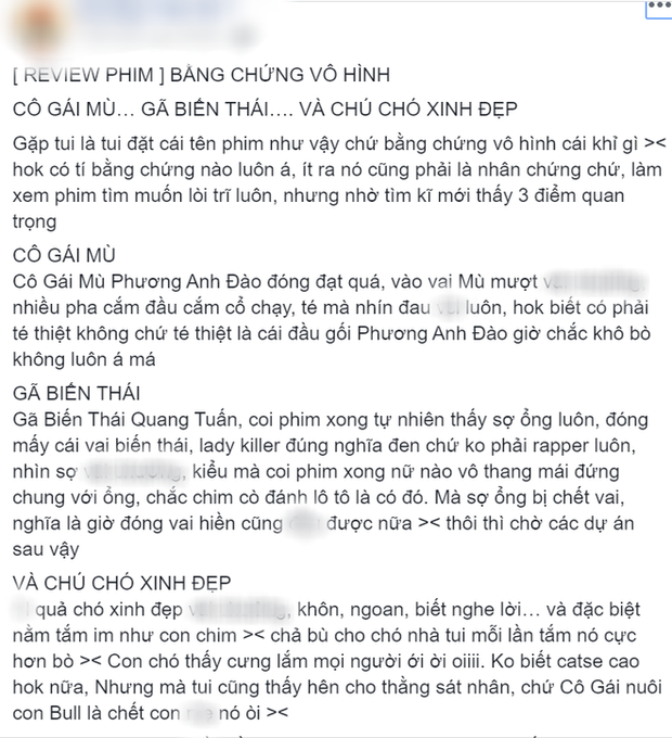 MXH dậy sóng vì Bằng Chứng Vô Hình: Người tung hô hết lời, kẻ thất vọng vì sạn khó đỡ - Ảnh 6.