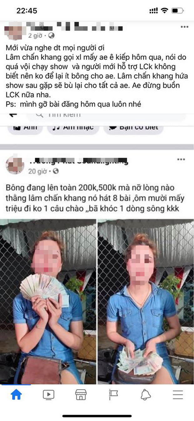 Lâm Chấn Khang công khai dằn mặt ekip bộ phận âm thanh có ý chơi xấu, dọa tắt mic và chỉnh nát giọng vì không tán tiền lộc - Ảnh 2. Lâm Chấn Khang công khai dằn mặt ekip bộ phận âm thanh có ý chơi xấu, dọa tắt mic và chỉnh nát giọng vì không tán tiền lộc - Ảnh 2.