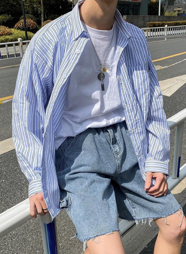 Chỉ với chiếc áo phông cơ bản, các chàng trai có thể “chế cháo” được nhiều outfit bảnh tỏn hết nấc - Ảnh 15. Chỉ với chiếc áo phông cơ bản, các chàng trai có thể “chế cháo” được nhiều outfit bảnh tỏn hết nấc - Ảnh 15.