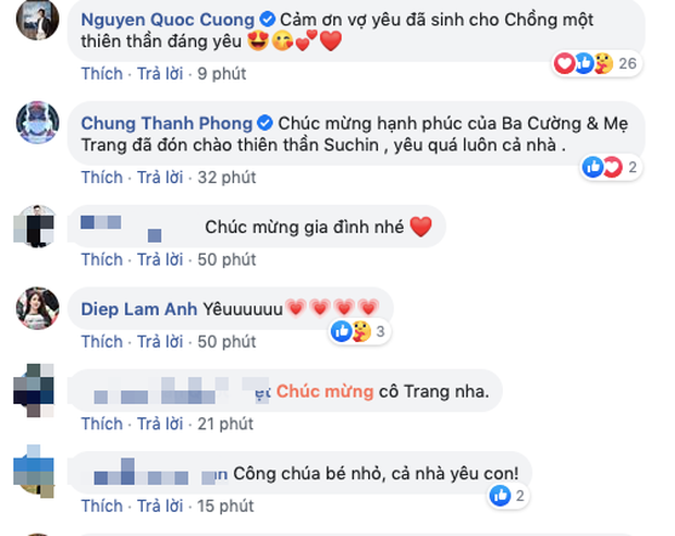 Đàm Thu Trang chính thức lộ diện sau khi hạ sinh ái nữ, Cường Đô La liền nhắn nhủ vợ đầy xúc động! - Ảnh 3.