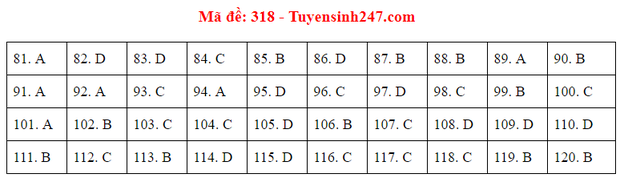 Đáp án đề thi tốt nghiệp THPT 2020 môn GDCD (24 mã đề) - Ảnh 18.