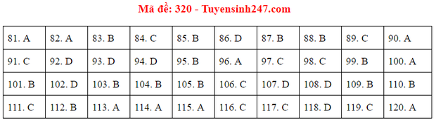 Đáp án đề thi tốt nghiệp THPT 2020 môn GDCD (24 mã đề) - Ảnh 17.