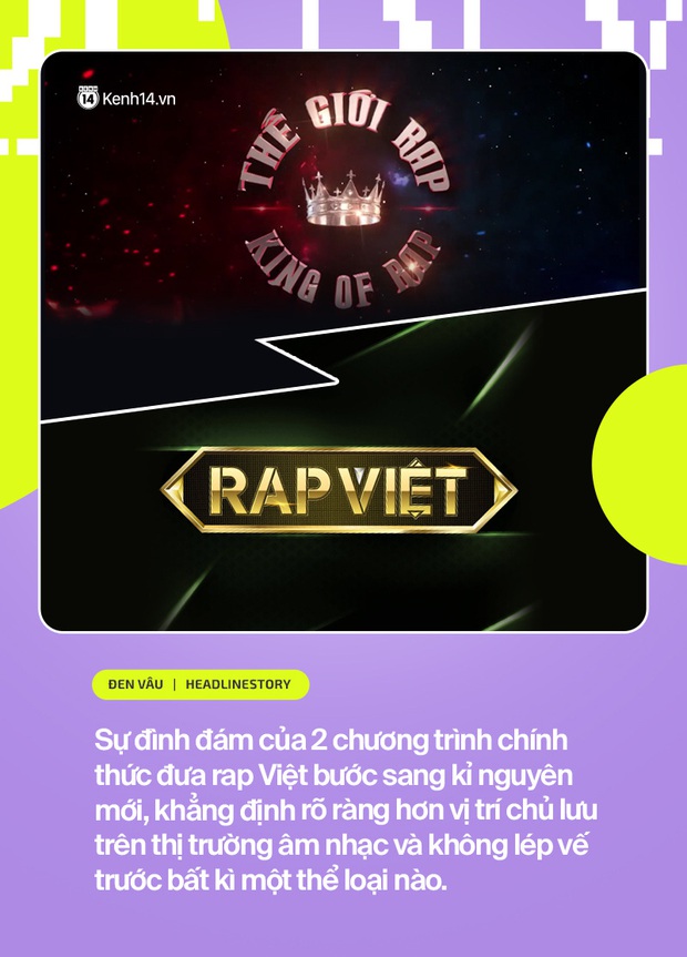 Là rapper đình đám nhất 2019, vì sao Đen Vâu vắng mặt trên ghế nóng cả 2 show rap đang gây bão? - Ảnh 3. Là rapper đình đám nhất 2019, vì sao Đen Vâu vắng mặt trên ghế nóng cả 2 show rap đang gây bão? - Ảnh 3.
