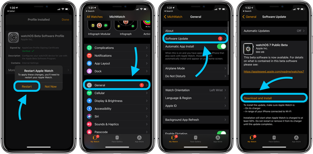 Hướng dẫn cập nhật phiên bản watchOS 7 Public beta mới nhất cho Apple Watch - Ảnh 6.