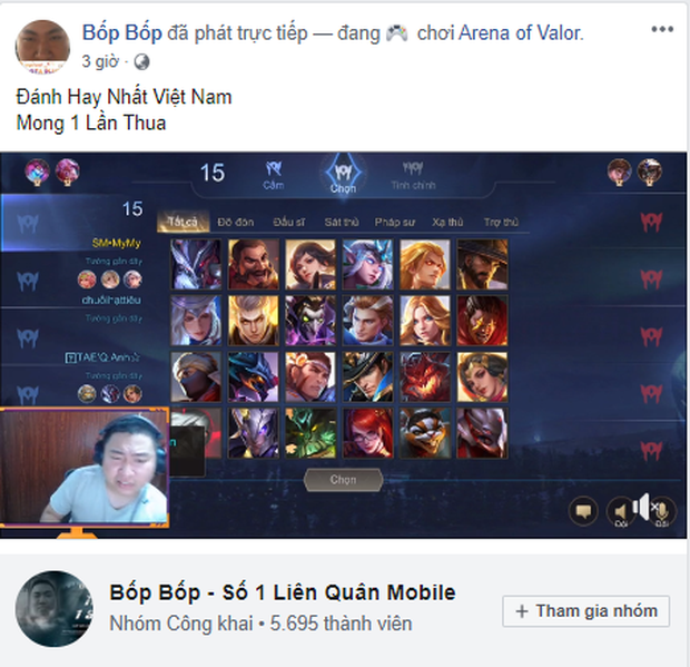 Liên Quân Mobile: Streamer leo Top 1 Thách Đấu phát ngôn ngông cuồng, chấp nhận bị ném đá để có views - Ảnh 1.