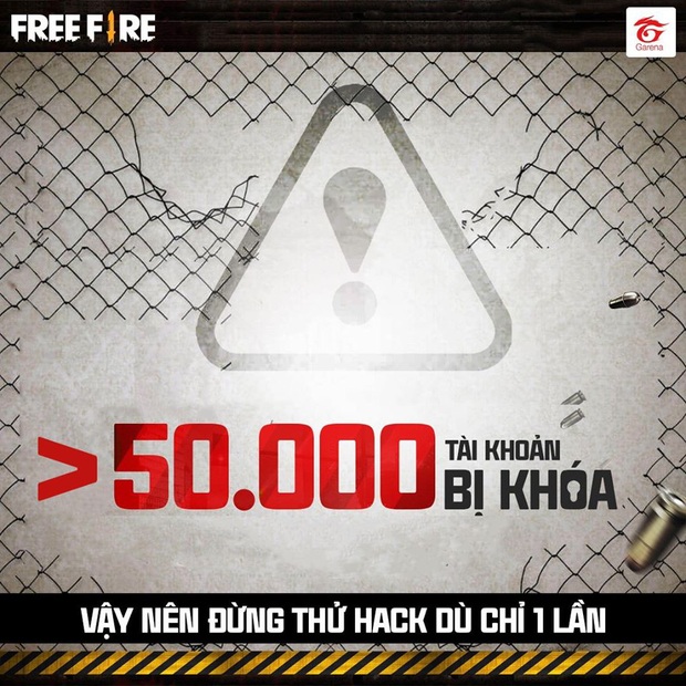 Hơn 50.000 tài khoản Free Fire gian lận bị Garena cho bay màu - Ảnh 1.