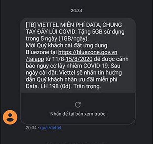 Khuyến khích tải ứng dụng Bluezone, nhà mạng đồng loạt tặng 5GB data, miễn phí 100% cước truy cập - Ảnh 2.