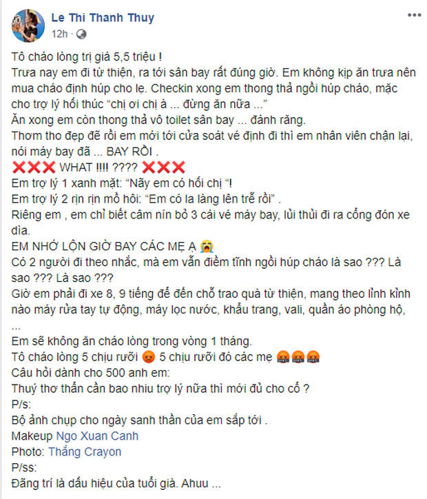 Diễn viên Thanh Thúy kể chuyện ăn bát cháo lòng giá 5,5 triệu: Tưởng bị chặt chém, ai dè con số đều có lý do cả - Ảnh 2.