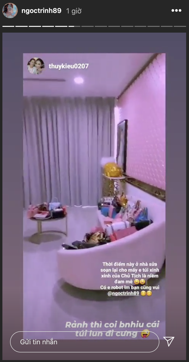 Có một kiểu trợ lý như Thuý Kiều, thân với chủ tịch Ngọc Trinh hết nấc lại còn được sống giữa cả núi đồ hiệu - Ảnh 2.