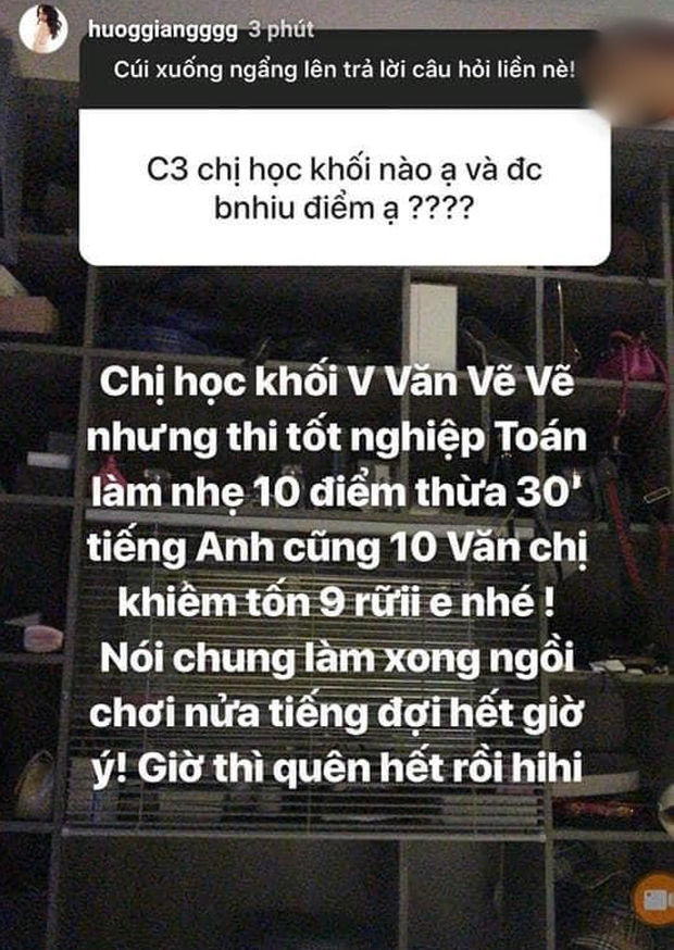 Hương Giang khoe điểm tốt nghiệp cấp 3 khủng, nhưng bị netizen soi chi tiết sai sai về khối học - Ảnh 2.