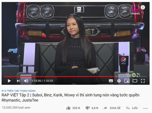 Rap Việt lập cú hattrick khi tập 3 vừa lên sóng đã giành ngay top 1 trending YouTube - Ảnh 6.