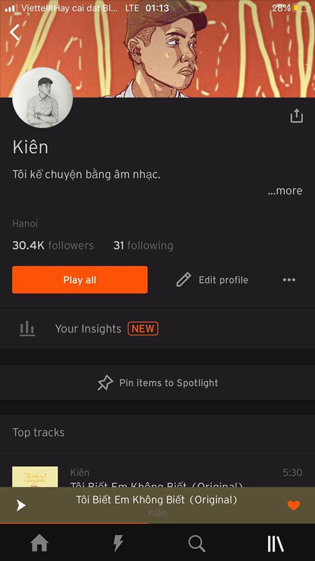 Tuyên bố xoá vĩnh viễn tài khoản Soundcloud, Kiên khẳng định: Không muốn sản phẩm của mình ở nơi cho phép nhạc lậu - Ảnh 2.