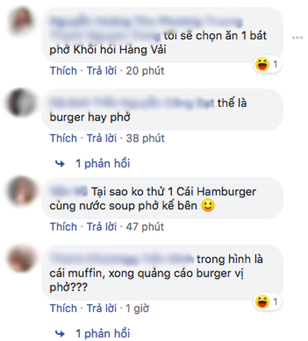 Ra mắt burger vị phở, McDonald’s nhận về “cơn bão” tranh luận từ cư dân mạng: “Với giá đó ăn được 2 bát phở mà còn ngon hơn” - Ảnh 2.