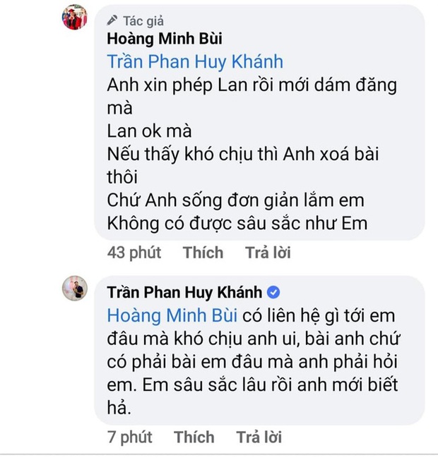 Hoàng Mập - Huy Khánh tranh cãi qua lại vì chuyện đăng ảnh Ngọc Lan hôn chồng cũ: Đùa vui hay kém duyên? - Ảnh 7.