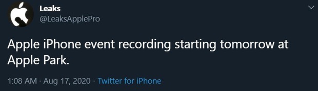 Apple đã bắt đầu ghi hình chuẩn bị cho sự kiện ra mắt iPhone 12? - Ảnh 1.