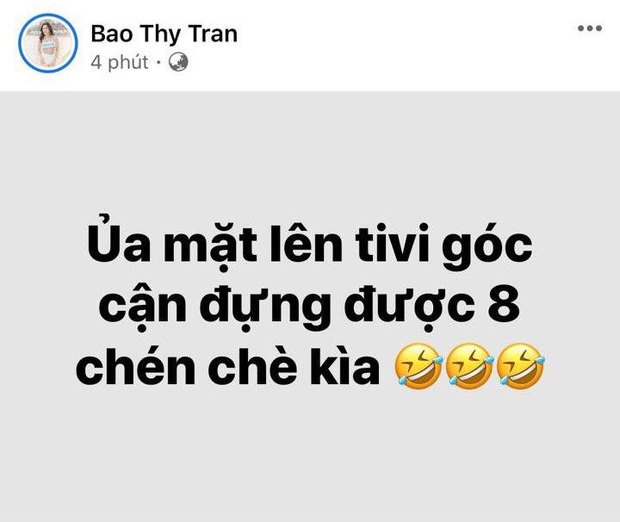 Chưa cần netizen, Bảo Thy tự tay “bóc” nhan sắc khác một trời một vực trên sóng truyền hình: “Góc cận đựng được 8 chén chè” - Ảnh 2.