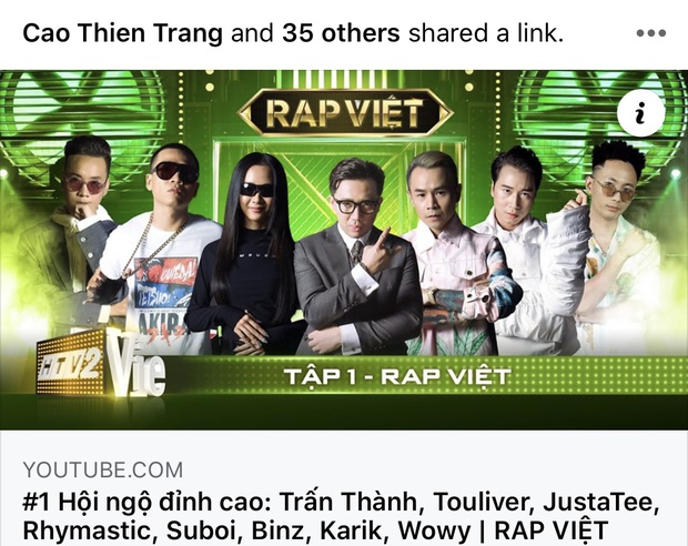 Rap Việt thắng lớn: Ngay tập đầu tiên đã nhận cơn mưa lời khen, phủ sóng mạng xã hội! - Ảnh 2. Rap Việt thắng lớn: Ngay tập đầu tiên đã nhận cơn mưa lời khen, phủ sóng mạng xã hội! - Ảnh 2.
