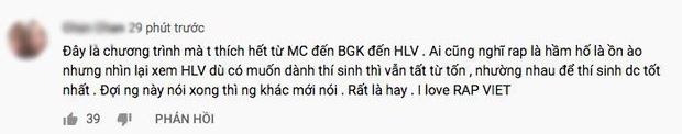 Rap Việt thắng lớn: Ngay tập đầu tiên đã nhận cơn mưa lời khen, phủ sóng mạng xã hội! - Ảnh 4. Rap Việt thắng lớn: Ngay tập đầu tiên đã nhận cơn mưa lời khen, phủ sóng mạng xã hội! - Ảnh 4.