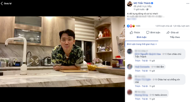Nửa đêm Trấn Thành bỗng livestream… chặt gà để “dằn mặt” Trúc Nhân, Quang Trung cũng vào xin ăn như thật - Ảnh 1.