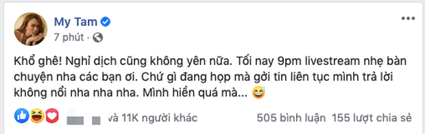 Mỹ Tâm đích thân có động thái chứng minh và còn hẹn livestream để làm rõ tin đồn mang thai? - Ảnh 2.