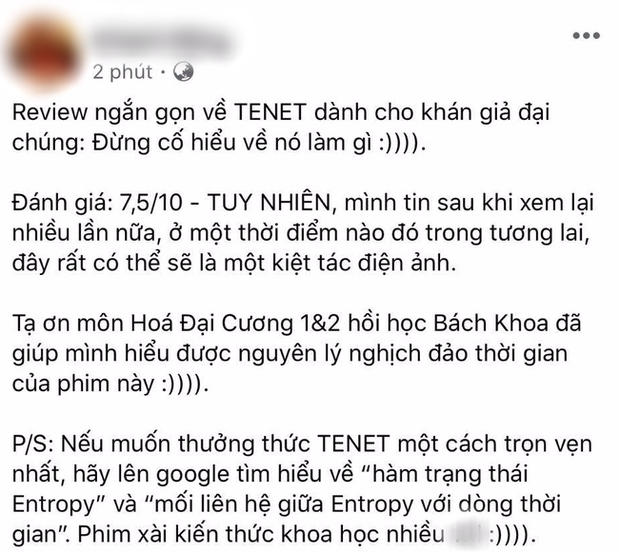 Khán giả Việt review nóng bom tấn TENET: Cảm giác như học Lý Hoá, cúi xuống lụm bút ngước lên đã ngừng hiểu! - Ảnh 3.