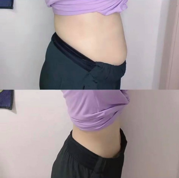 Nữ blogger khoe giảm được 1-2cm vòng eo sau 2 tuần nhờ tập 2 động tác hóp mở bụng - Ảnh 5.