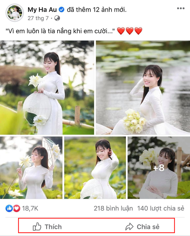 Ãu HÃ  My bá»ng xoÃ¡ vÃ  khoÃ¡ bÃ¬nh luáº­n trÃªn Facebook, nhÃ¬n news feed nhÆ° chÆ°a tá»«ng cÃ³ drama tá» chá»ng bá»i báº¡c - áº¢nh 1.