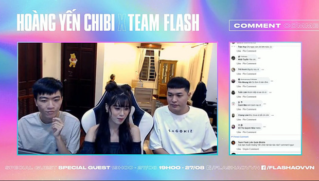 Hoàng Yến Chibi bất ngờ ghé gaming house Team Flash, thử trình cùng Gấu, Xuân Bách ở rank Cao thủ 100 sao - Ảnh 2.