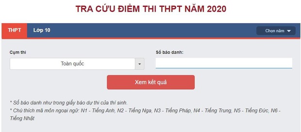 5 cách tra cứu điểm thi tốt nghiệp THPT Quốc gia 2020 nhanh và chính xác nhất - Ảnh 3.