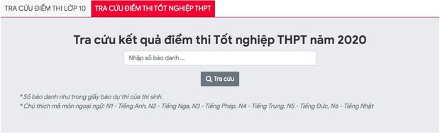 5 cách tra cứu điểm thi tốt nghiệp THPT Quốc gia 2020 nhanh và chính xác nhất - Ảnh 4.