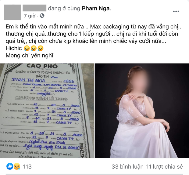 Những dòng từ biệt đầy xót xa của bạn bè dành cho cô gái tử vong vì tai nạn, 2 lần phải hoãn cưới vì Covid-19 - Ảnh 3.