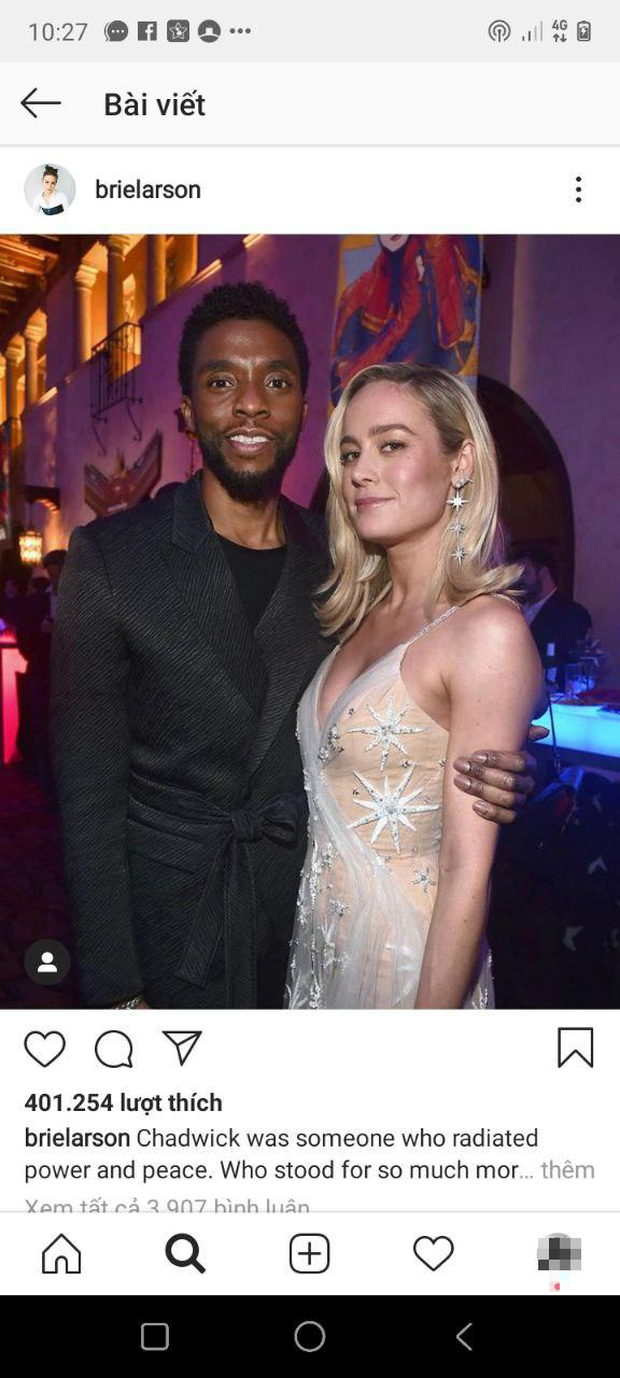 Dàn sao Avengers, Ariana Grande và loạt nghệ sĩ Việt đau lòng trước sự ra đi của “Black Panther” Chadwick Boseman - Ảnh 4.