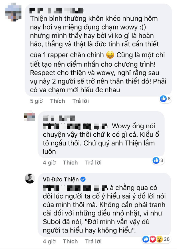 Rhymastic nói gì sau khi bị Wowy sửng cồ ở Rap Việt? - Ảnh 5. Rhymastic nói gì sau khi bị Wowy sửng cồ ở Rap Việt? - Ảnh 5.