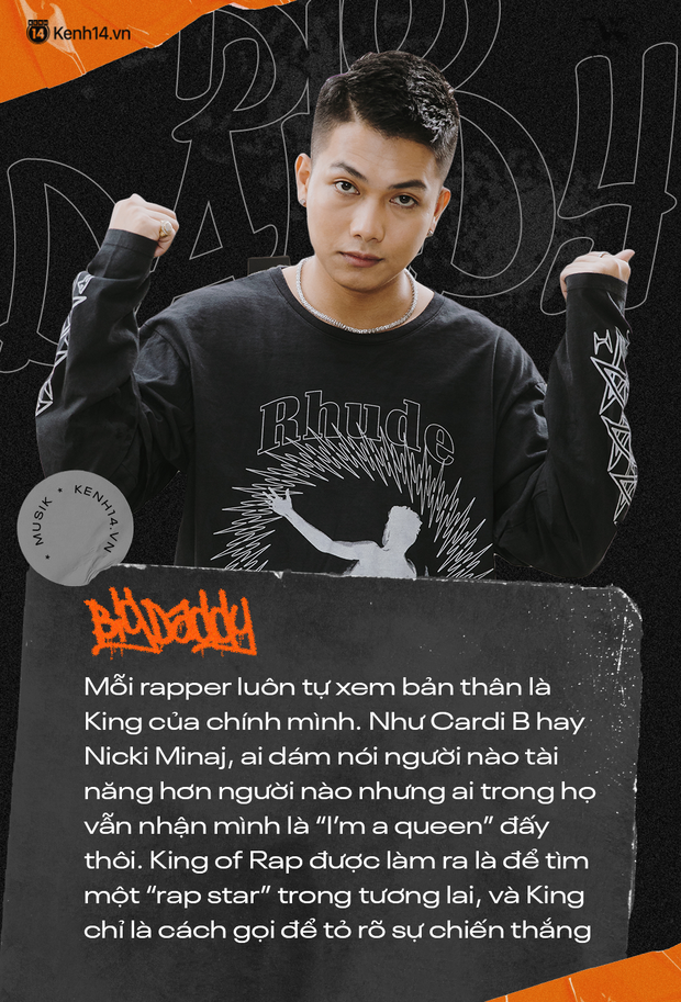 Big Daddy: Đã làm rapper thì phải tự coi mình là King - Ảnh 12.