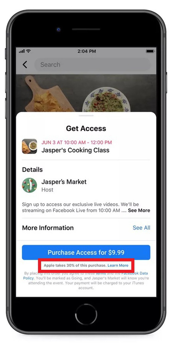 Bị Facebook “đá đểu”, Apple lập tức phản đòn - Ảnh 1.