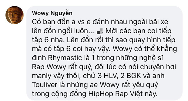 Rhymastic thừa nhận có đánh nhau kín với Wowy trên sân khấu Rap Việt - Ảnh 4. Rhymastic thừa nhận có đánh nhau kín với Wowy trên sân khấu Rap Việt - Ảnh 4.
