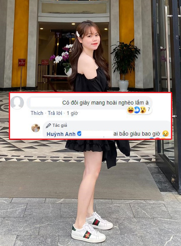 Anti-fan cà khịa vì đi mãi 1 đôi giày, bạn gái Quang Hải gắt lại và nói luôn về gia thế: Ai bảo giàu bao giờ - Ảnh 1. Anti-fan cà khịa vì đi mãi 1 đôi giày, bạn gái Quang Hải gắt lại và nói luôn về gia thế: Ai bảo giàu bao giờ - Ảnh 1.